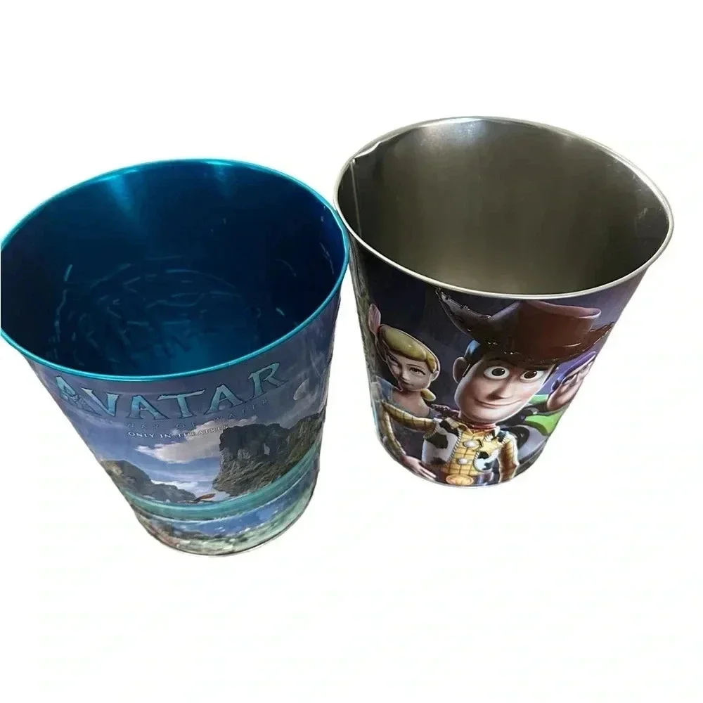 Disney Avatar The Way of Water Pixar Toy Story 4 AMC Theaters Tin Popcorn Bucket